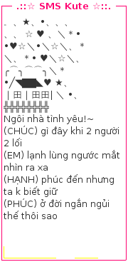 SMS xếp hình mừng ngày Phụ Nữ Việt Nam mồng 8-3